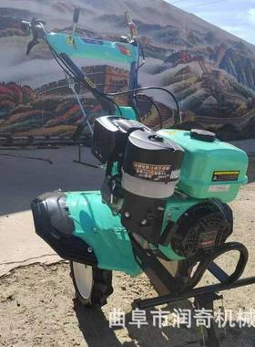 17两驱0多功能微耕耕地机家柴用油小型机旋耕机农用松NAR土开沟机