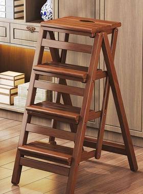 木梯凳多功实能家用可凳折叠梯椅三步梯椅梯登室内登高楼梯高CBZ