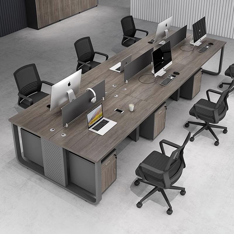 黑桃约木简办NDZ公桌4位职员桌人钢胡架职员工位财务1人位办工桌