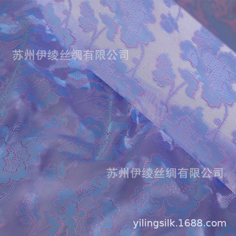铁木面机色织经罗绞罗布料真丝花四罗B009中式汉服料吴织造技艺非