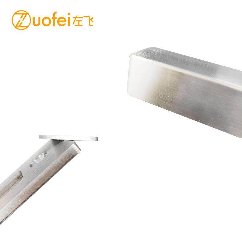 美式谷门拉手双面拉长手款大仓拉手把门手不LHU锈钢方管工厂