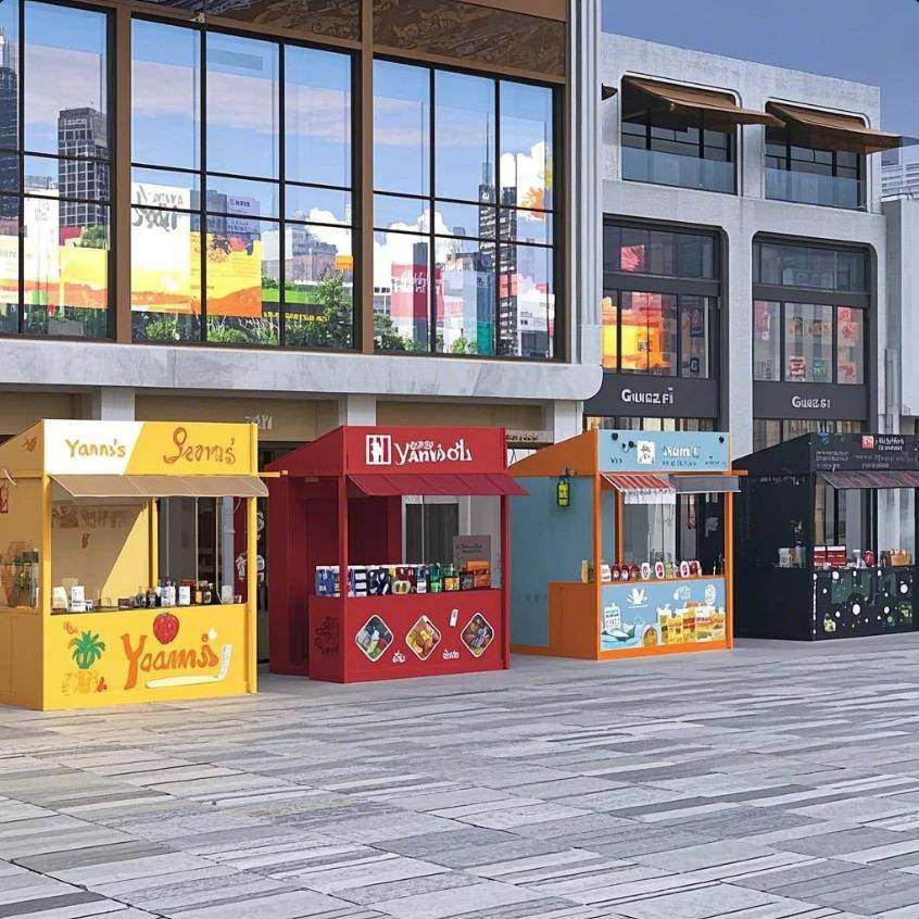 商业夜市户外摆摊活动摊无品牌/市位棚架集促销小展吃摊架促户外