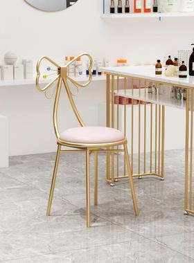 AL-71480网红美设甲凳用计感蝴蝶椅现代简约化妆椅家女生爱靠背椅
