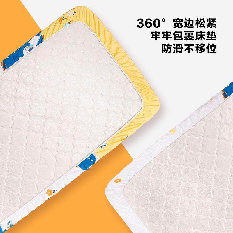 夹棉儿童拼接床尺床笠单95Hgw0Hw床件纯棉加.厚婴儿罩12米1.35可