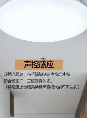 雷达人体感应声光控吸顶灯22011外OOB0楼梯库红走廊车工程自动灯