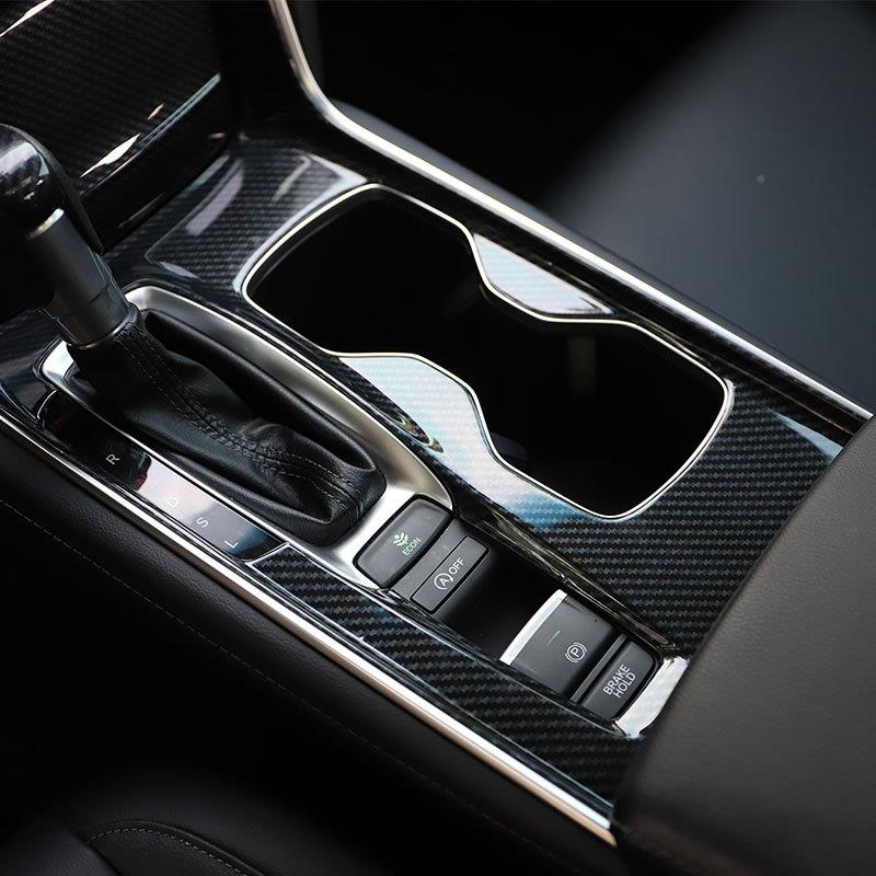 18款十代雅汽车内饰改装贴1APA0代阁维雅阁中控档位桃木碳纤装饰