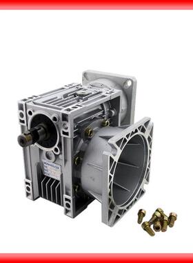 NMV货90铝壳蜗轮杆孔入方蜗法兰双输入减速机现闪电R无品牌/发货