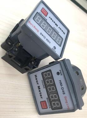 数计时器累时EST器HM-D4可复位累I时器数字8电子计时显器TME时间