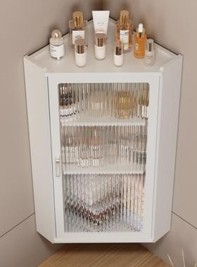 浴室卫生间收柜纳JUL所洗漱用品置物架防水壁挂墙上柜厕转角三角