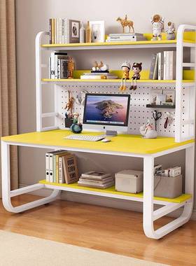 红学生学网习书桌收纳架子面x003置物电脑办公桌桌上多架层洞洞板