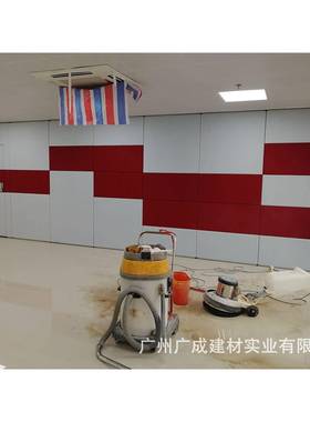 贵酒店活动隔断墙山厢水州画BLS动屏风移办公室铝合金隔断包隔音