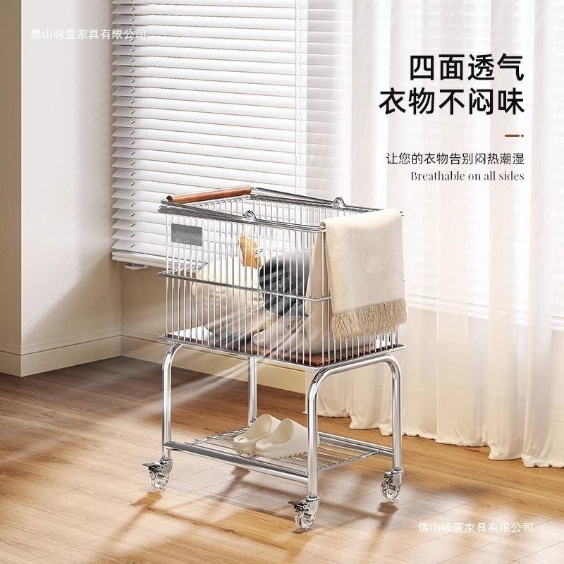 中古脏脏衣篮浴室层衣衣服收10255338纳篓筐卫生间移动洗衣篮推双