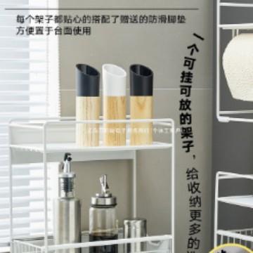 箱磁吸鲜置物架侧面收纳家用打孔磁铁壁挂冰式22免多层保膜收纳