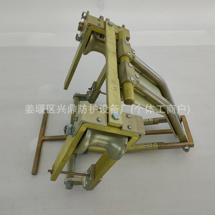 滑高空作刹业线路QCO施工放线车带车框架式检修飞作业铝合金单线