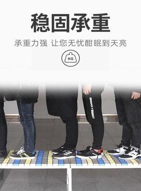 小DD102181床简成人午休办公床室铁易床家用午睡折叠便携单硬板出