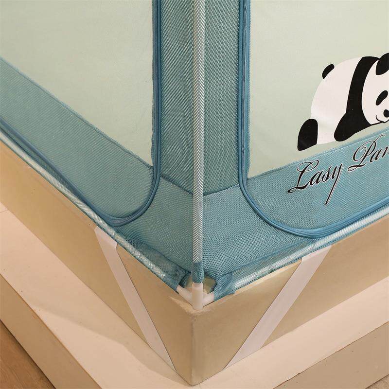 防摔10011100蚊帐床支架杆加粗加链厚家用全底婴儿防掉双面拉头防