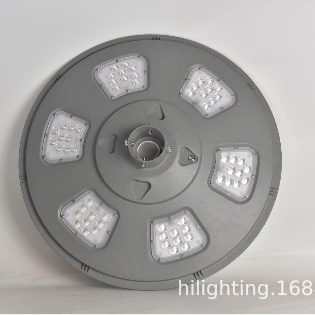 私模300W高功率太阳能庭院灯184LM/W高光效装3-6M广场工业园道路