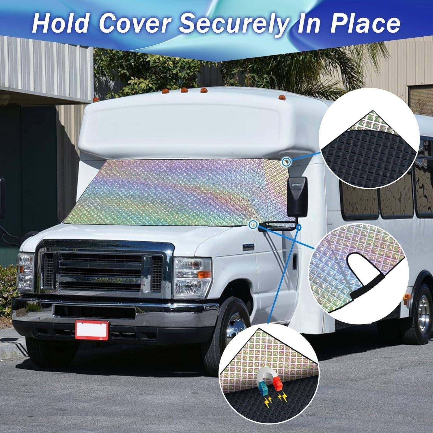 新款福特房车E450RV适用C级铝箔镭射车载遮雪挡汽车遮阳挡,特色手工艺,其他特色工艺品,淘宝优惠券,粉丝福利购,淘宝优惠卷