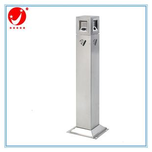 烟灰柱户外不锈钢立式烟头收集器灭烟垃圾桶带烟灰缸吸烟区烟蒂柱