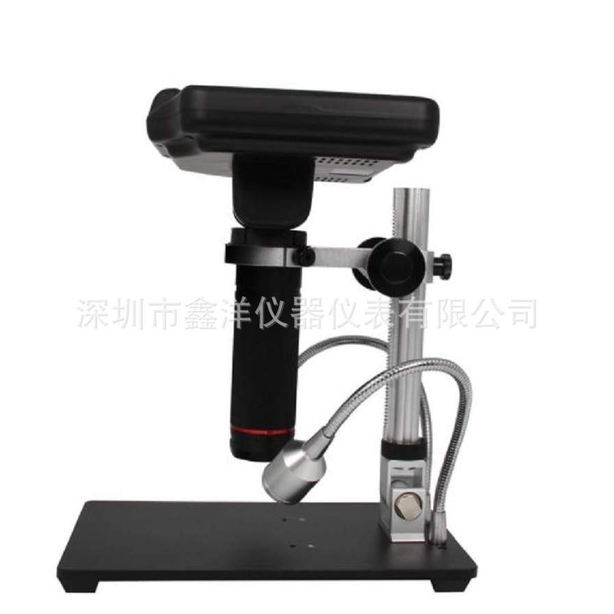 安东星AD407 3D HDMI数字显微镜7寸屏幕电子焊接显微镜带可调支架