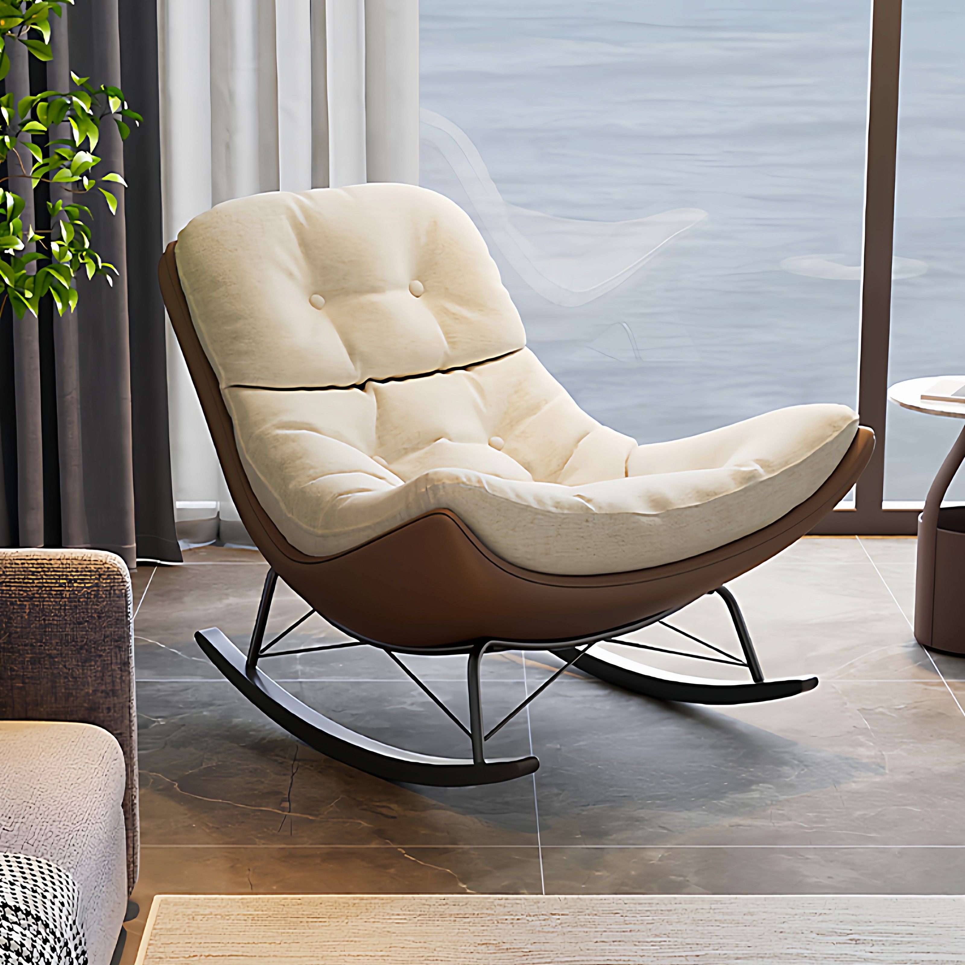 懒人摇椅懒人沙发可躺可睡成人阳台休闲椅子2025新款轻奢单人躺椅,住宅家具,懒人沙发,淘宝优惠券,粉丝福利购,淘宝优惠卷