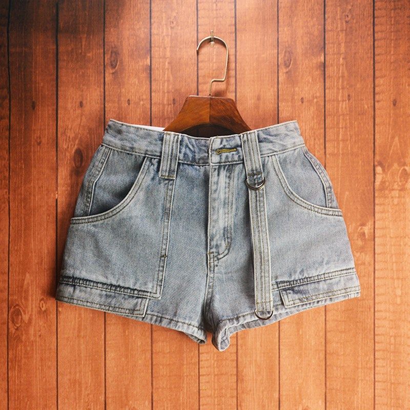 2023夏季新款三分裤男士纯色牛仔短裤女韩版修身超短裤沙滩裤热裤,男装,牛仔裤,淘宝优惠券,粉丝福利购,淘宝优惠卷