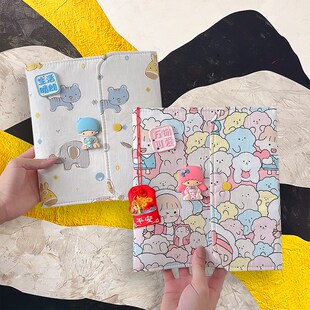 新款孕妈产检资料收纳册宝宝成长记录册A4A5活页款产妇便携文件夹