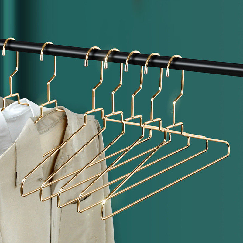 不锈钢衣架家用衣挂钩晒无痕多功能晾衣服架衣撑撑子防滑衣架子