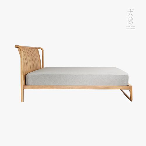 大隐艺术家居林影y双人床实木床卧室大床