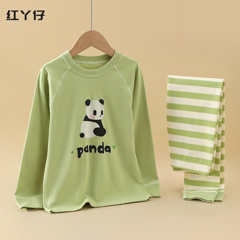 儿童秋衣秋裤男童内衣套装全棉女童春秋款薄款纯棉a类宝宝棉毛衫,童装/婴儿装/亲子装,内衣套装,淘宝优惠券,粉丝福利购,淘宝优惠卷