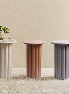 现代简约沙发边上的小茶几网红飘窗桌子民宿床头柜转角几摆件底座