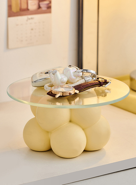 高级感轻奢置物架创意玄关钥匙收纳摆件托盘卧室梳妆台桌面装饰品