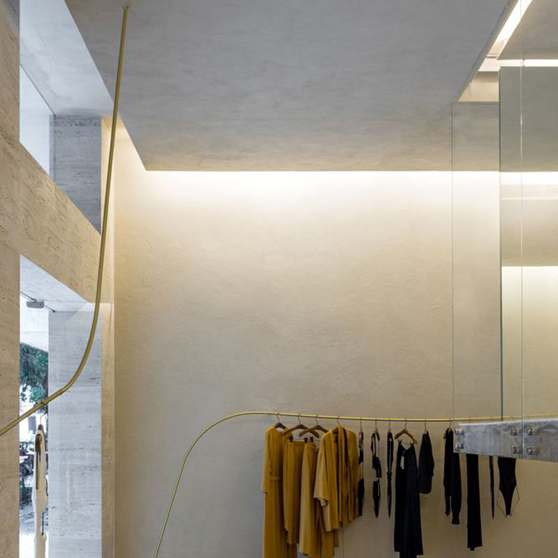 新款白色bled线性回光槽卧室展厅走廊线条无主灯照明艺术灯具配件