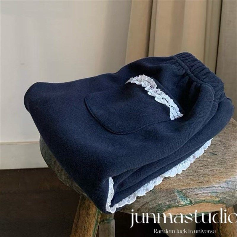 小屁股童装女童宝宝儿童秋装新款韩系百搭花边运动裤休闲裤长裤子,童装/婴儿装/亲子装,儿童运动裤,淘宝优惠券,粉丝福利购,淘宝优惠卷