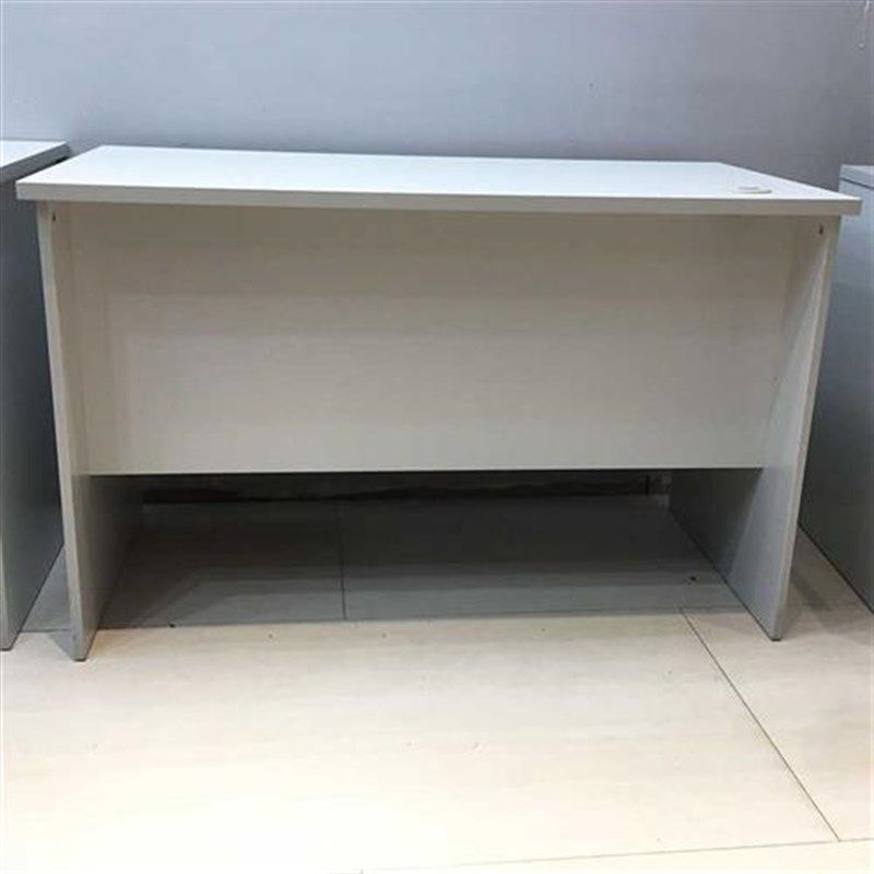 1.2米桌子灰白色职员办公桌带抽屉锁书桌单人写字桌电脑桌台式桌