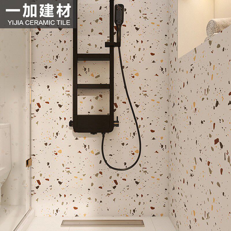 水磨石内墙砖彩色哑光600*600柔服装店瓷地砖300600卫生间厕所