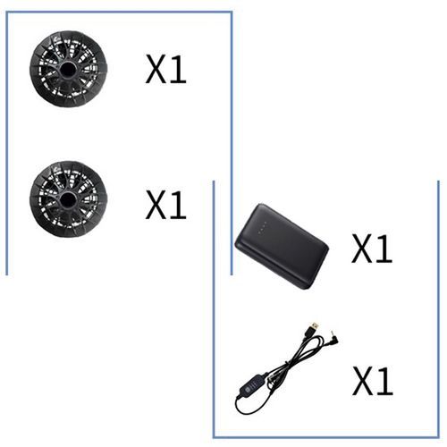 降温服配件空调衣服配件裤子风扇衣服配件选配