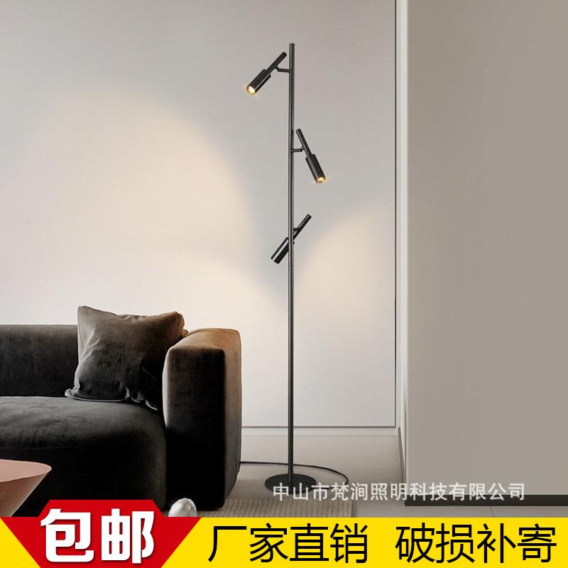 客厅落地灯全铜北欧简约创意个性极简卧室轻奢书房床头灯落地灯潮