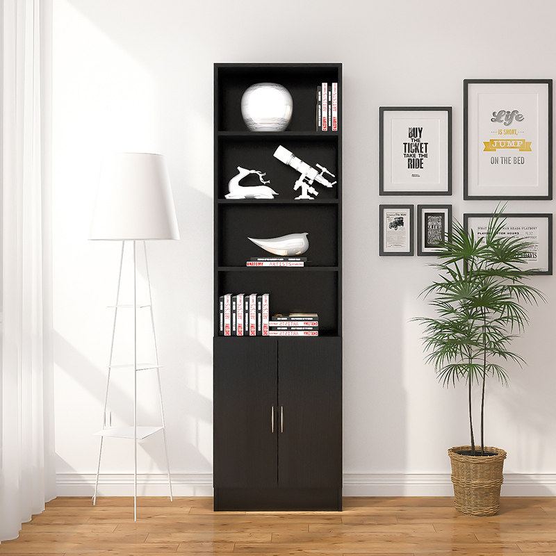 定做书柜展示柜鞋柜阳台靠墙y收纳柜简约储物柜定制简易夹缝柜子