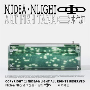 非必要不合作&局部气候 草地浮游水G气缸桌面灯摆件氛围小夜灯鱼