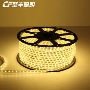 220v超亮led灯带 客厅装饰吊B顶灯条单排长条高亮线灯.贴片软光带