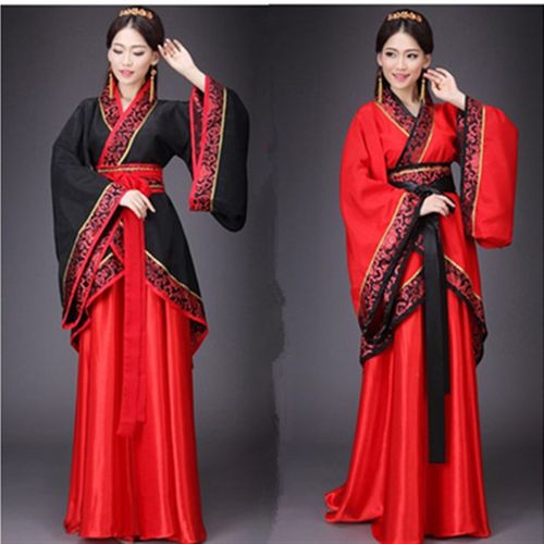 古装男成人礼服汉服女古代情侣衣服广袖传统中国风学生表演出服饰