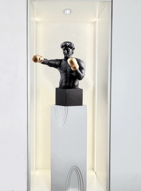 办公室运动人物客厅玄关酒柜装饰摆饰家居装饰品电视柜旁落地底座