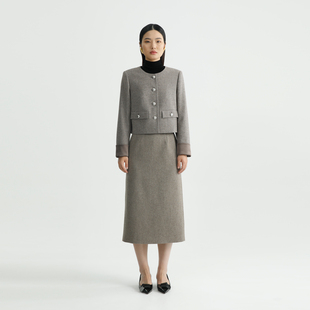 卡莉朵拉半裙C28C7405秋季 通勤休闲气质女 新款