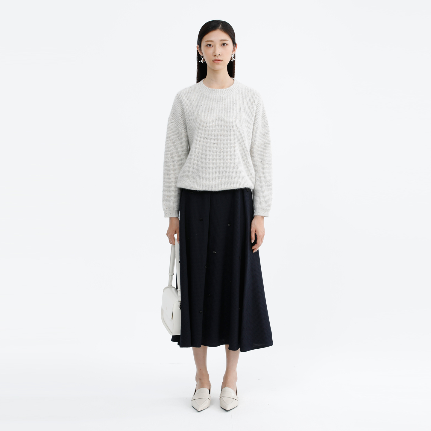 卡莉朵拉针织衫C27D7331冬季新款时尚简洁理性的非凡之美