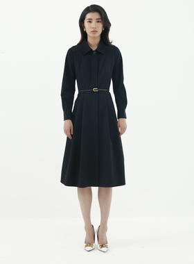 卡莉朵拉连衣裙C27C7518秋季新款通勤休闲女气质气质通勤