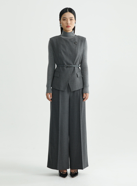 卡莉朵拉马夹C28C7113秋季新款通勤休闲女气质复古时尚马甲