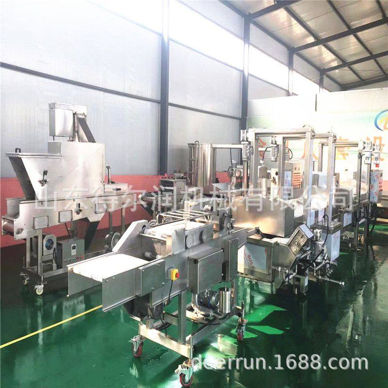 诸城上糠机厂家 糯米糍粑上浆裹糠机生产线  性能稳定 裹涂均匀,清洗/食品/商业设备,炸炉/油炸机,淘宝优惠券,粉丝福利购,淘宝优惠卷