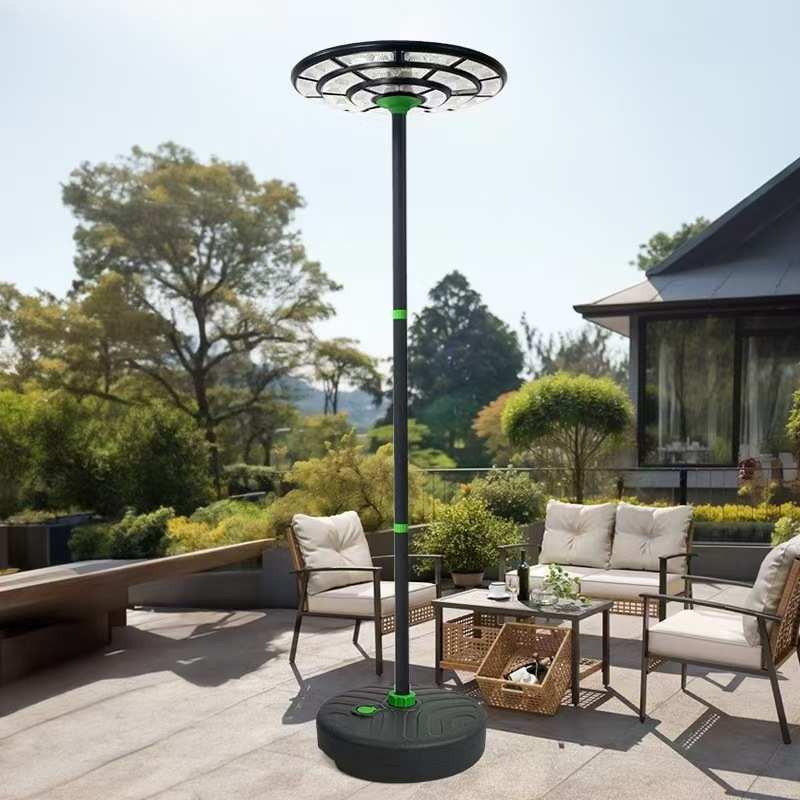 UFO太阳能飞碟灯LED户外庭院花园小区广场分体移动式路灯外贸灯具