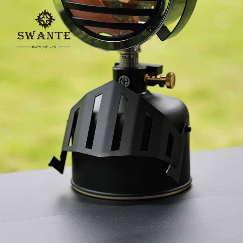 Swante户外露营气罐套骑士高山气罐保护套金属套G2瓦斯罐防摔罩